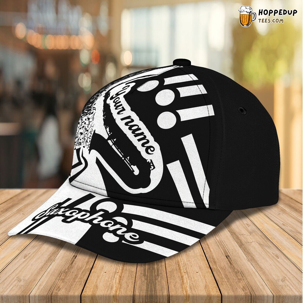 3D Classic Saxophone Style Cap Personalized Name Unique Stylish Trend Model 3D Classic Saxophone Style Cap Personalized Name Unique Stylish Trend Model