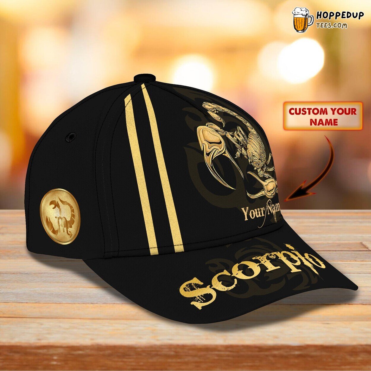 3D Classic Scorpio Cap Personalized Name Unique Design Zodiac Enthusiast Hat 3D Classic Scorpio Cap Personalized Name Unique Design Zodiac Enthusiast Hat