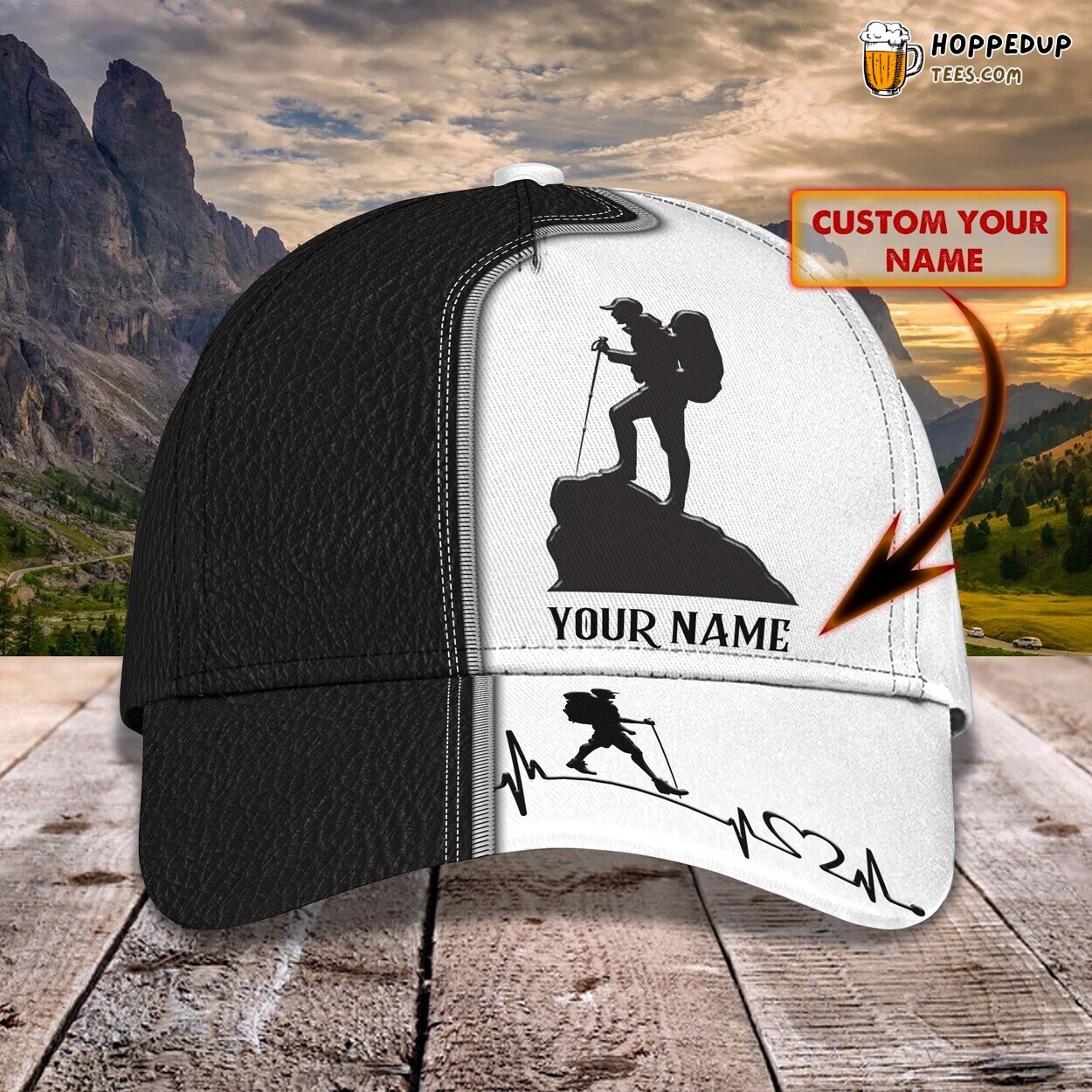 3D Classic Sky Diving Cap Personalized Name Unique Stylish Premium Design