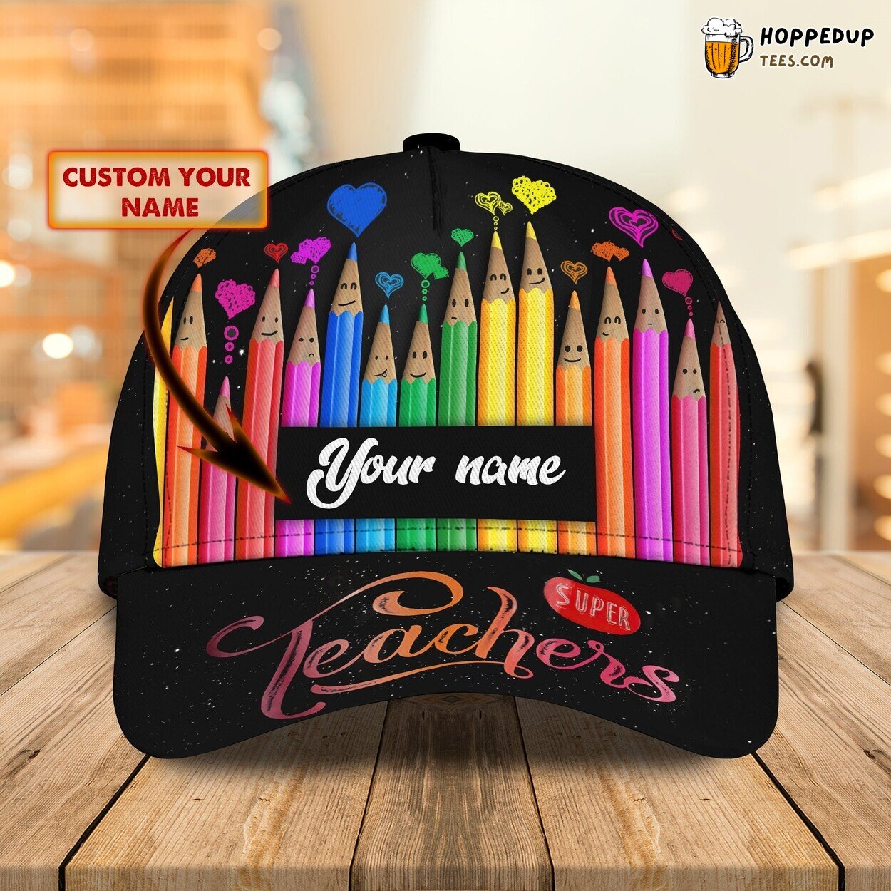 3D Classic Super Teacher Tribute Cap Personalized Name Stylish Unique Best Trend 3D Classic Super Teacher Tribute Cap Personalized Name Stylish Unique Best Trend