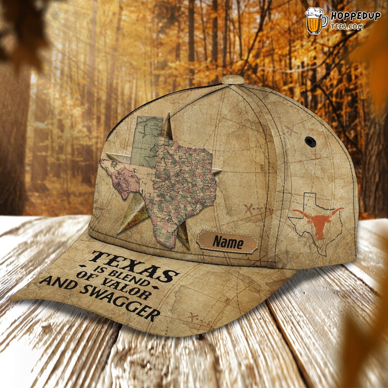 3D Classic Texas Cap Unique Personalized Name Design Premium Styling