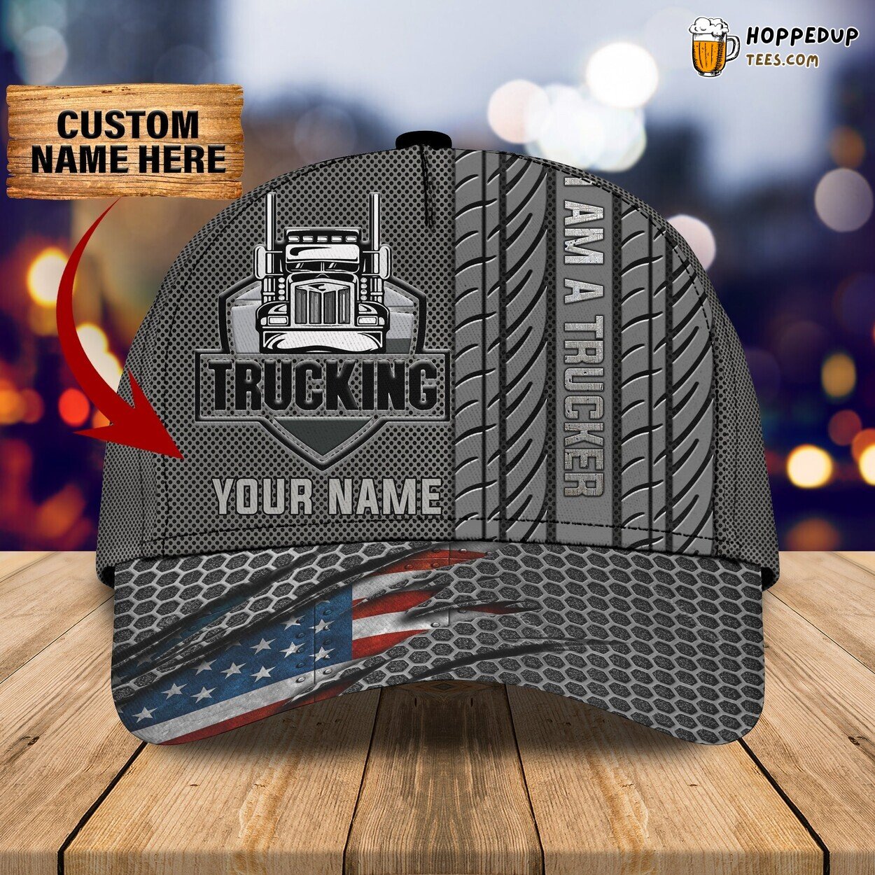 3D Classic Trucker Hat Personalized Design Classic Representation