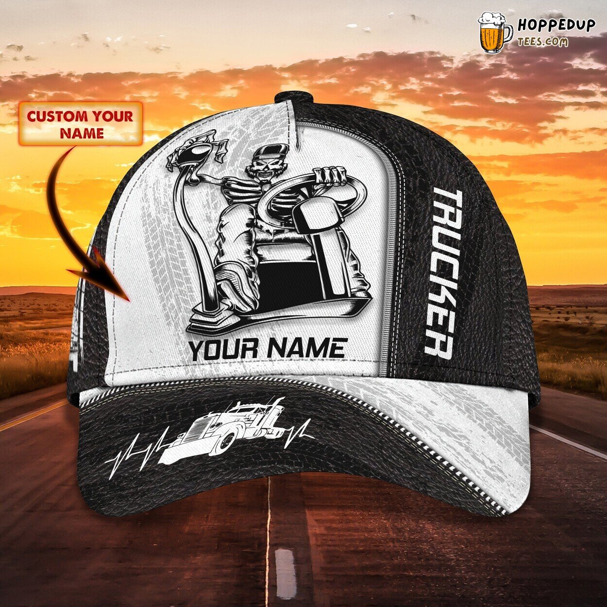 3D Classic Trucker Lifestyle Cap Personalized Name Unique Stylish Design Trend