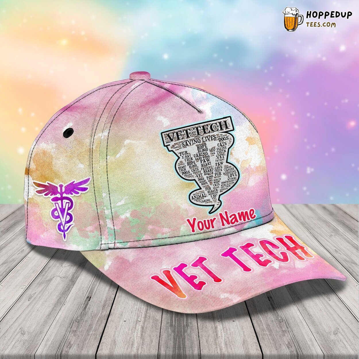 3D Classic Vet Tech Pride Cap Personalized Name Stylish Unique Best Choice Trend 3D Classic Vet Tech Pride Cap Personalized Name Stylish Unique Best Choice Trend