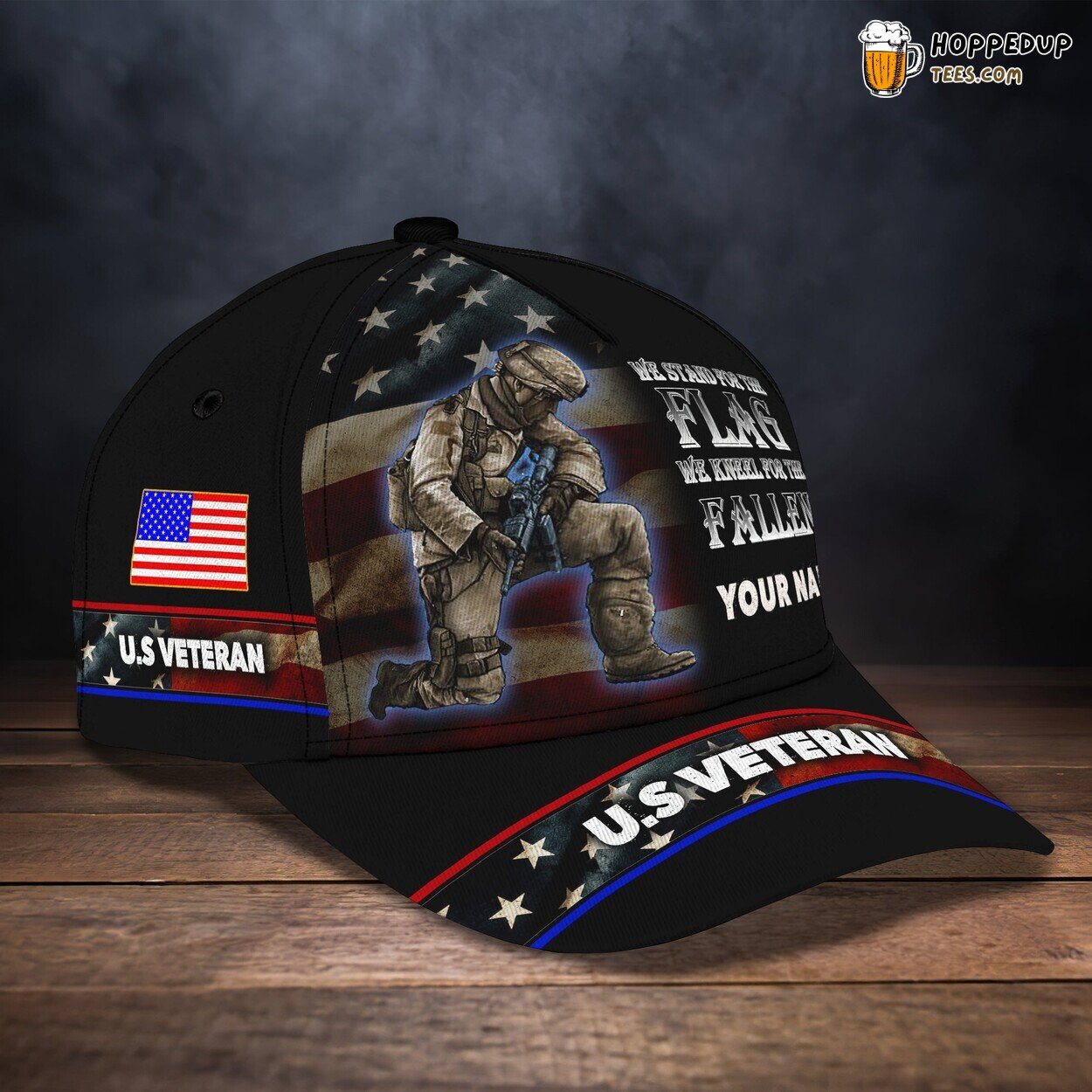 3D Classic Veteran Cap Personalized Name Unique Patriot Design Hat Wear 3D Classic Veteran Cap Personalized Name Unique Patriot Design Hat Wear