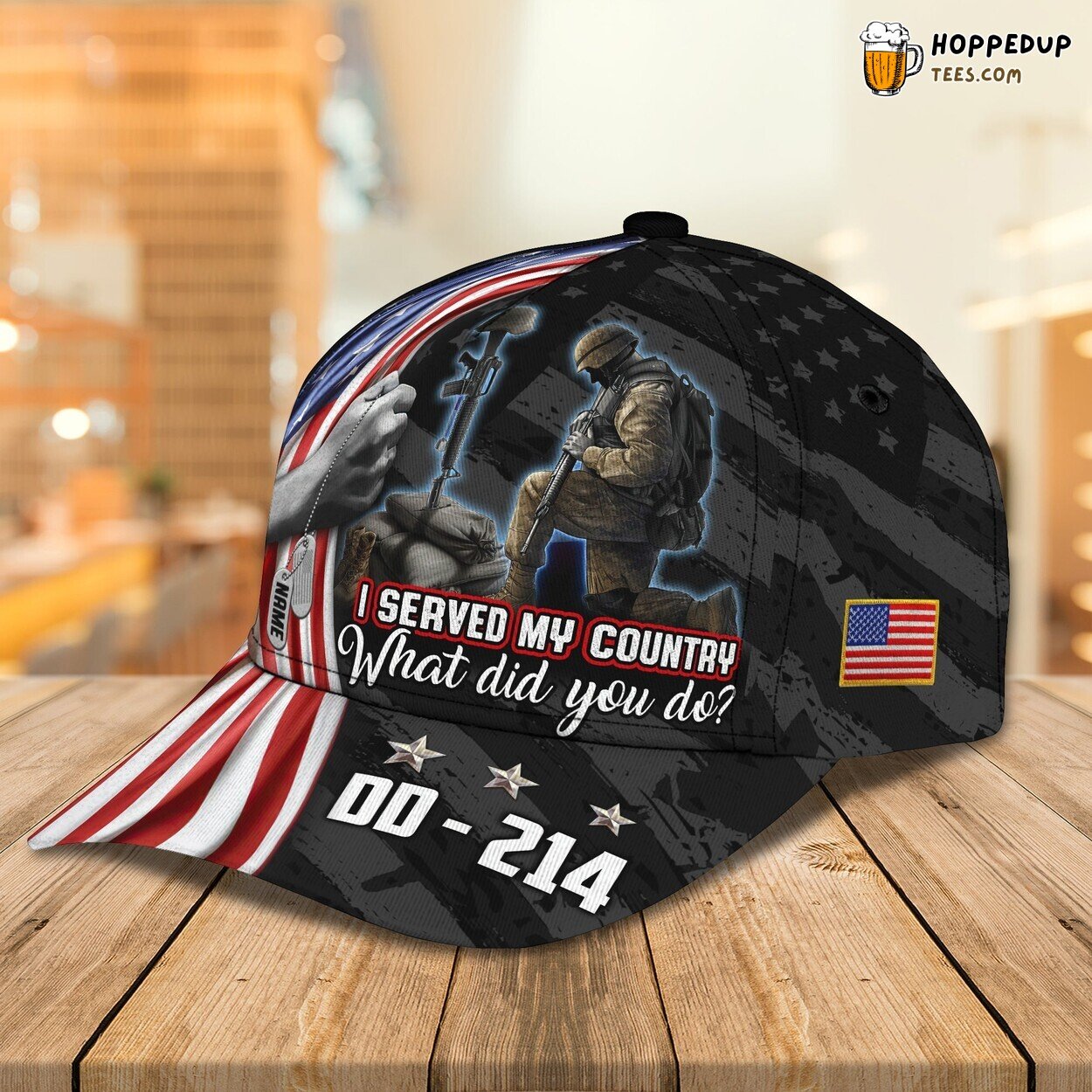 3D Classic Veterans Tribute Cap Personalized Name Stylish Unique Premium Design 3D Classic Veterans Tribute Cap Personalized Name Stylish Unique Premium Design