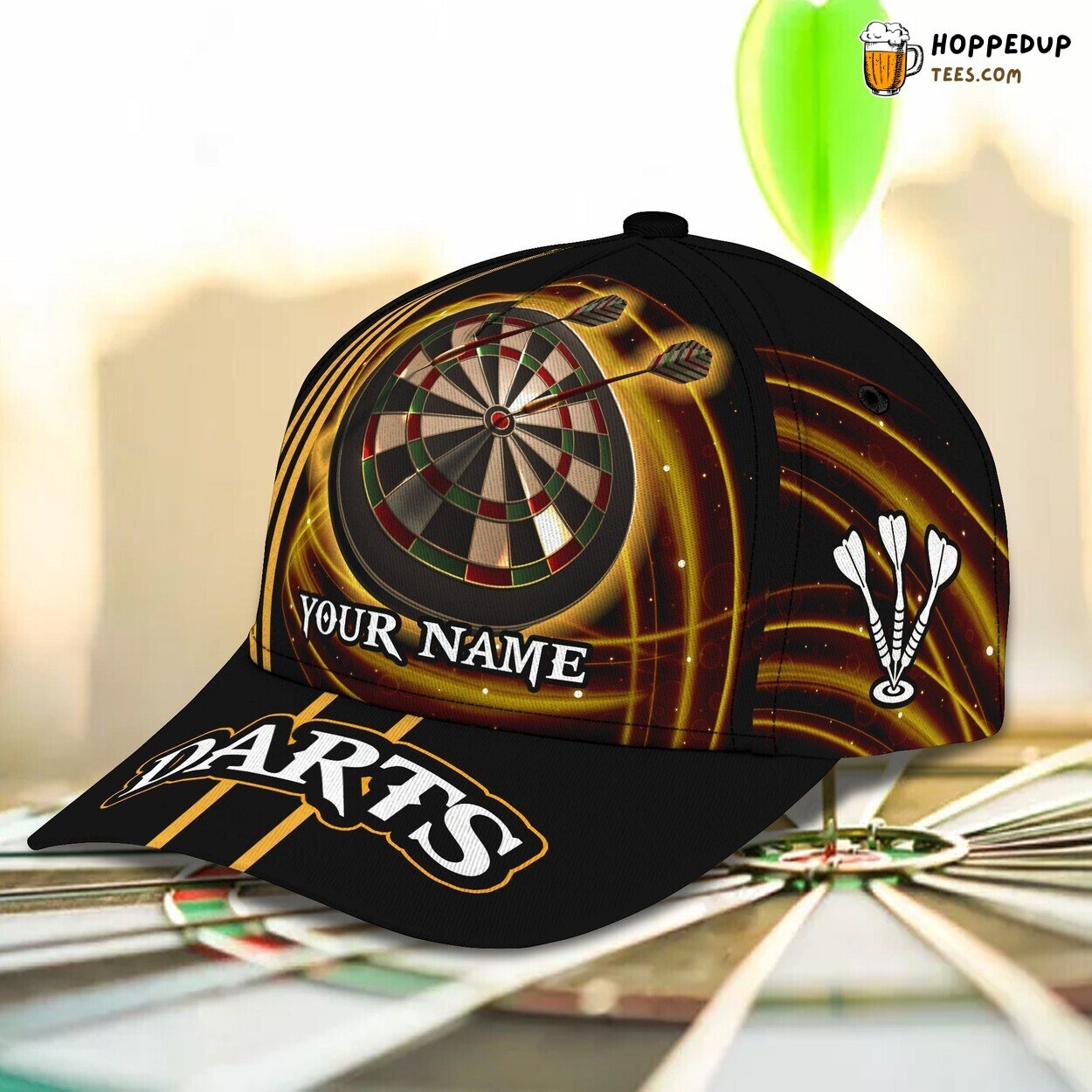 3D Darts Classic Cap Exclusive Personalized Name Tshirt Premium Design
