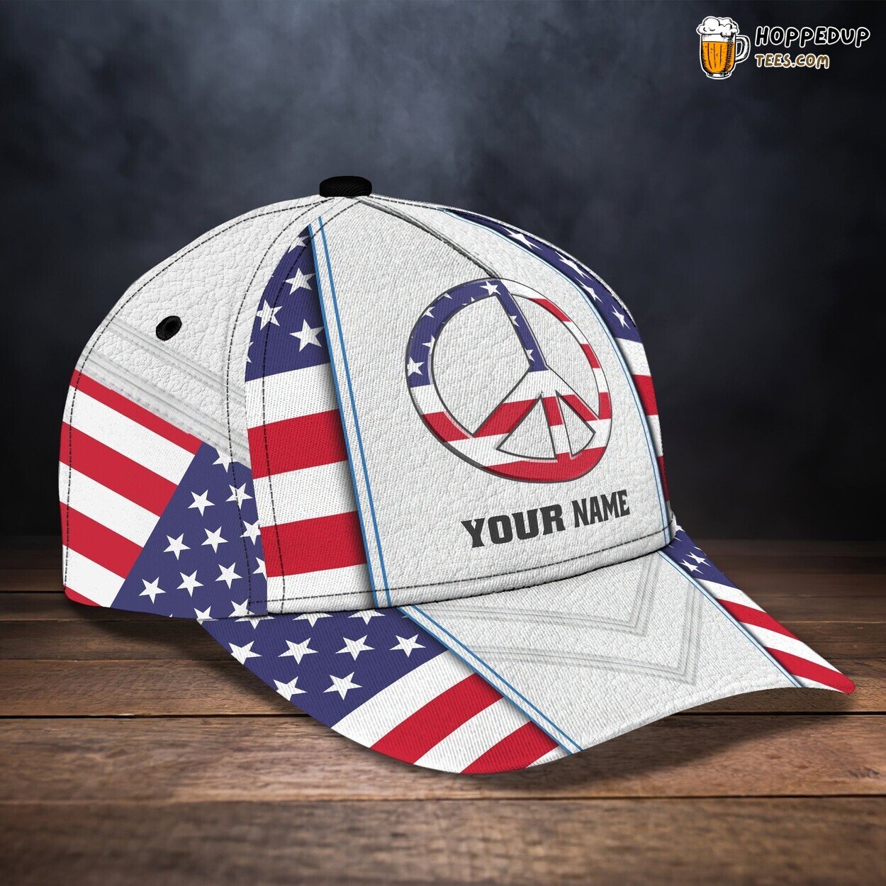 3D Peace America Classic Cap Elegant Personalized Exclusive Classic Design
