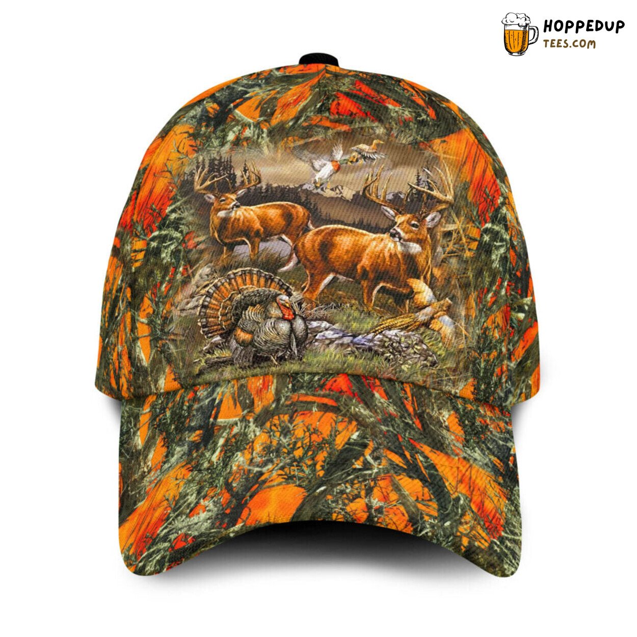 3D Print Baseball Cap Deer Hunting Elegance Design Premium Quality Cap