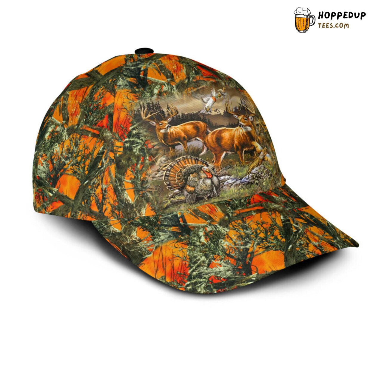 3D Print Baseball Cap Deer Hunting Elegance Design Premium Quality Cap