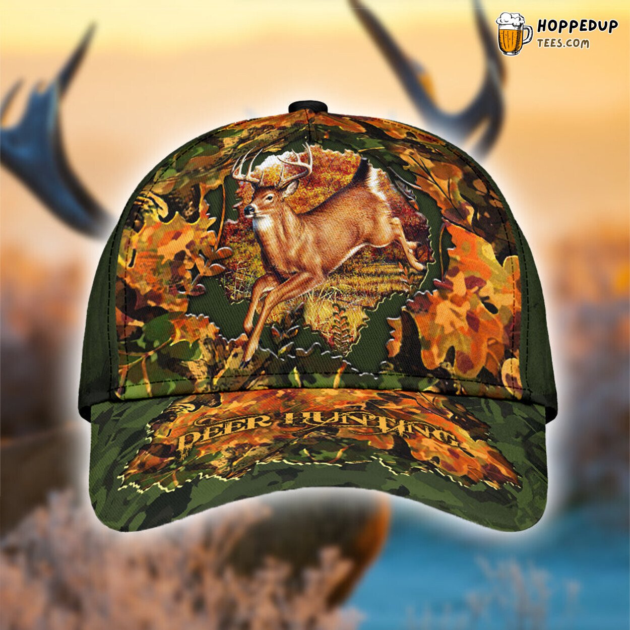 3D Print Deer Hunting Classic Design High-Quality Baseball Cap Best Choice