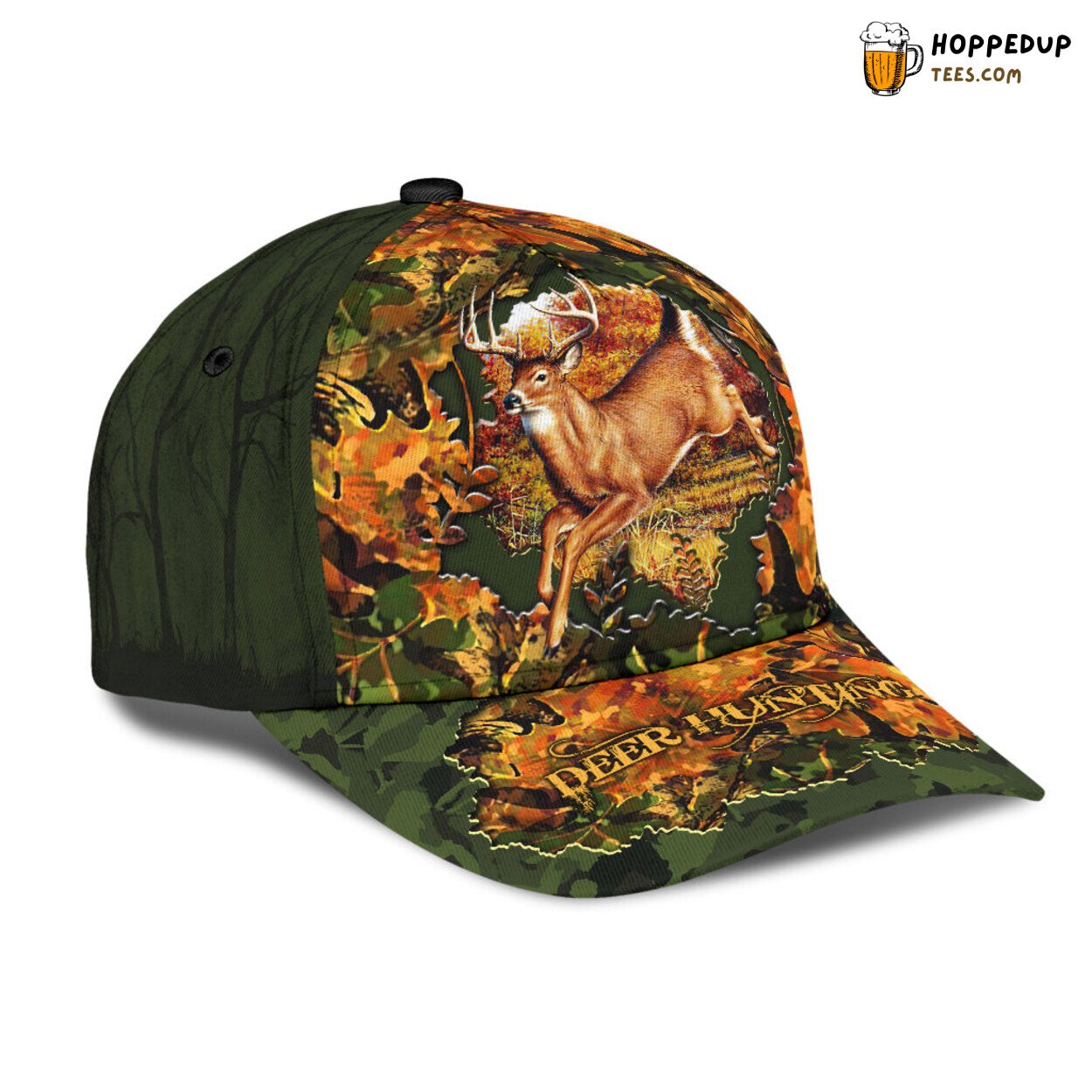3D Print Deer Hunting Classic Design High-Quality Baseball Cap Best Choice