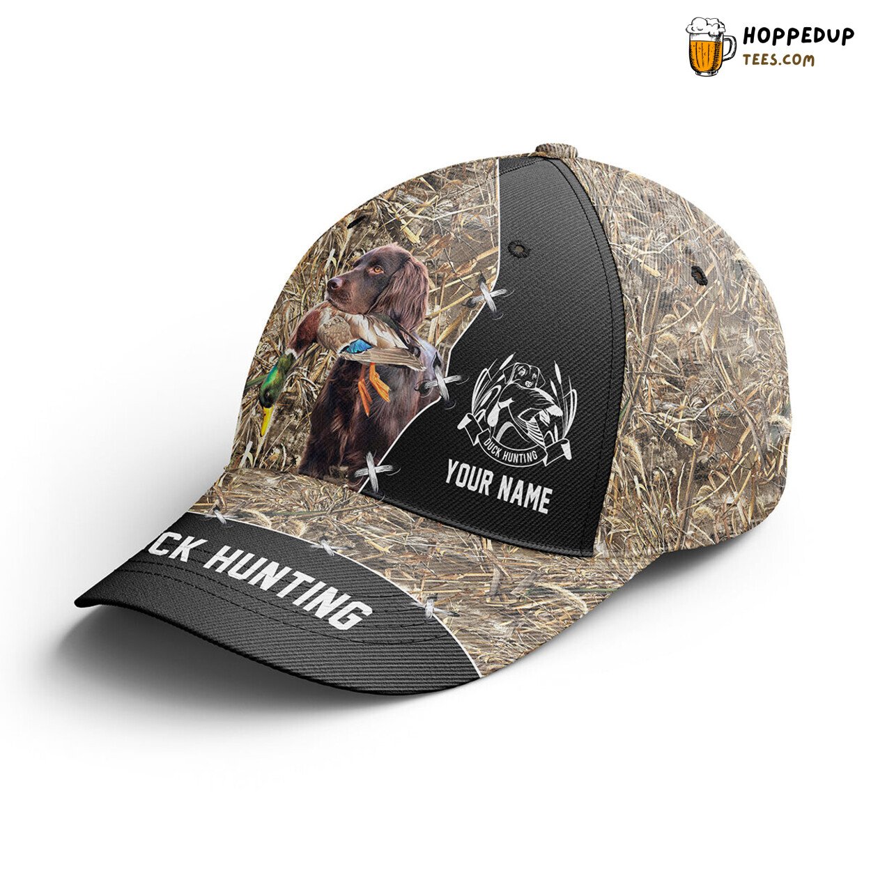 3D Printed Baseball Cap Duck Hunting Boykin Spaniel Unique Edition
