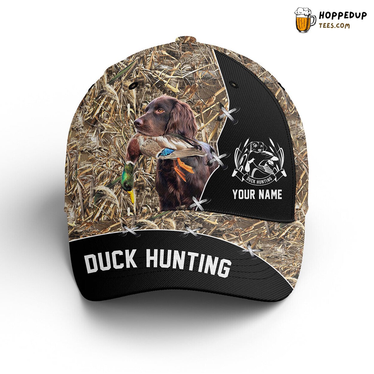 3D Printed Baseball Cap Duck Hunting Boykin Spaniel Unique Edition