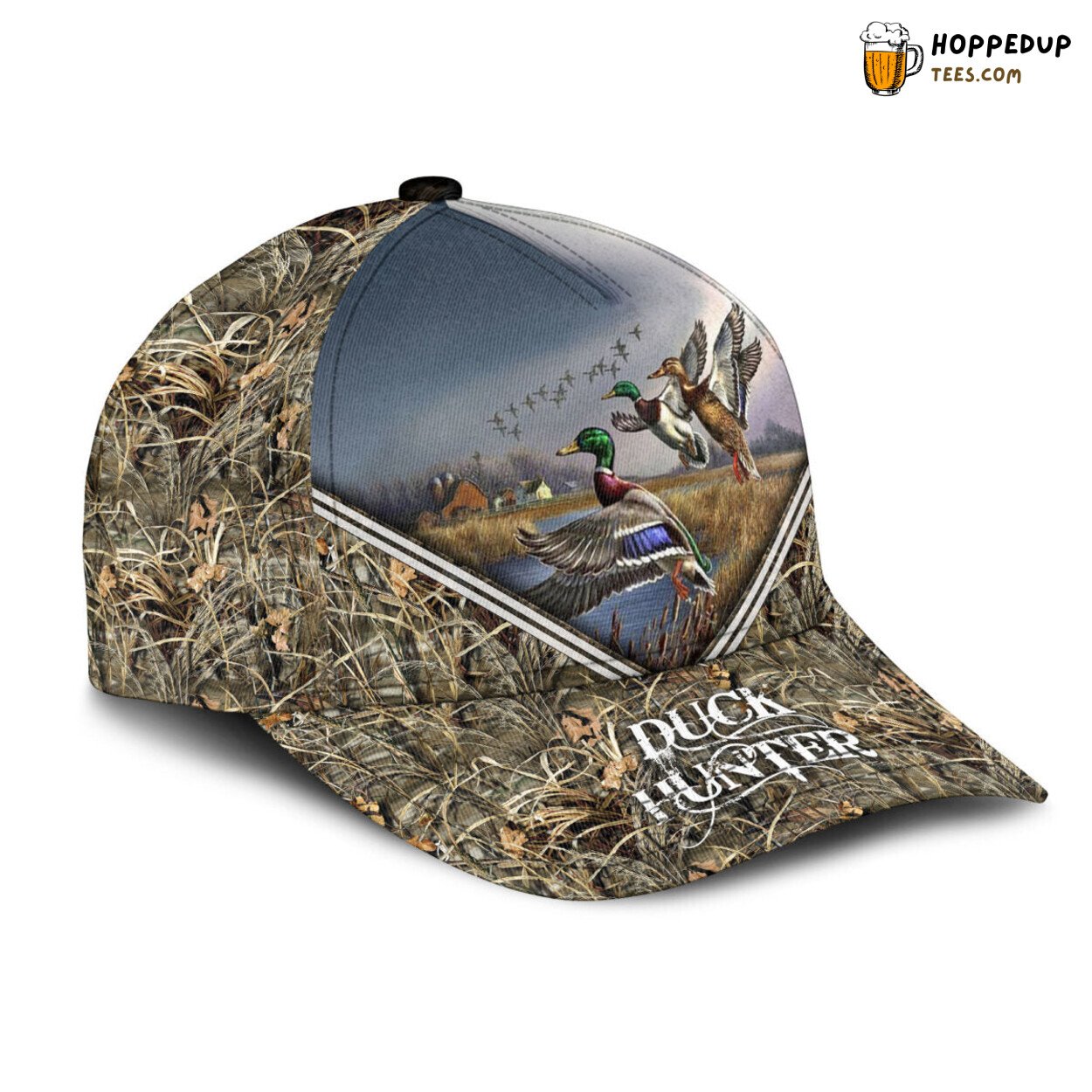3D Printed Baseball Cap Personalized Duck Hunting Outdoor Enthusiast’s Dream