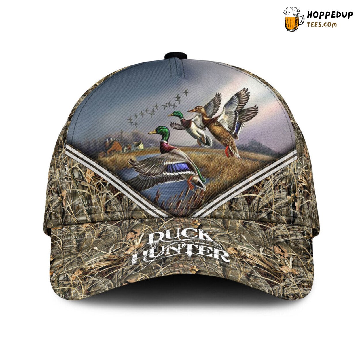 3D Printed Baseball Cap Personalized Duck Hunting Outdoor Enthusiast’s Dream