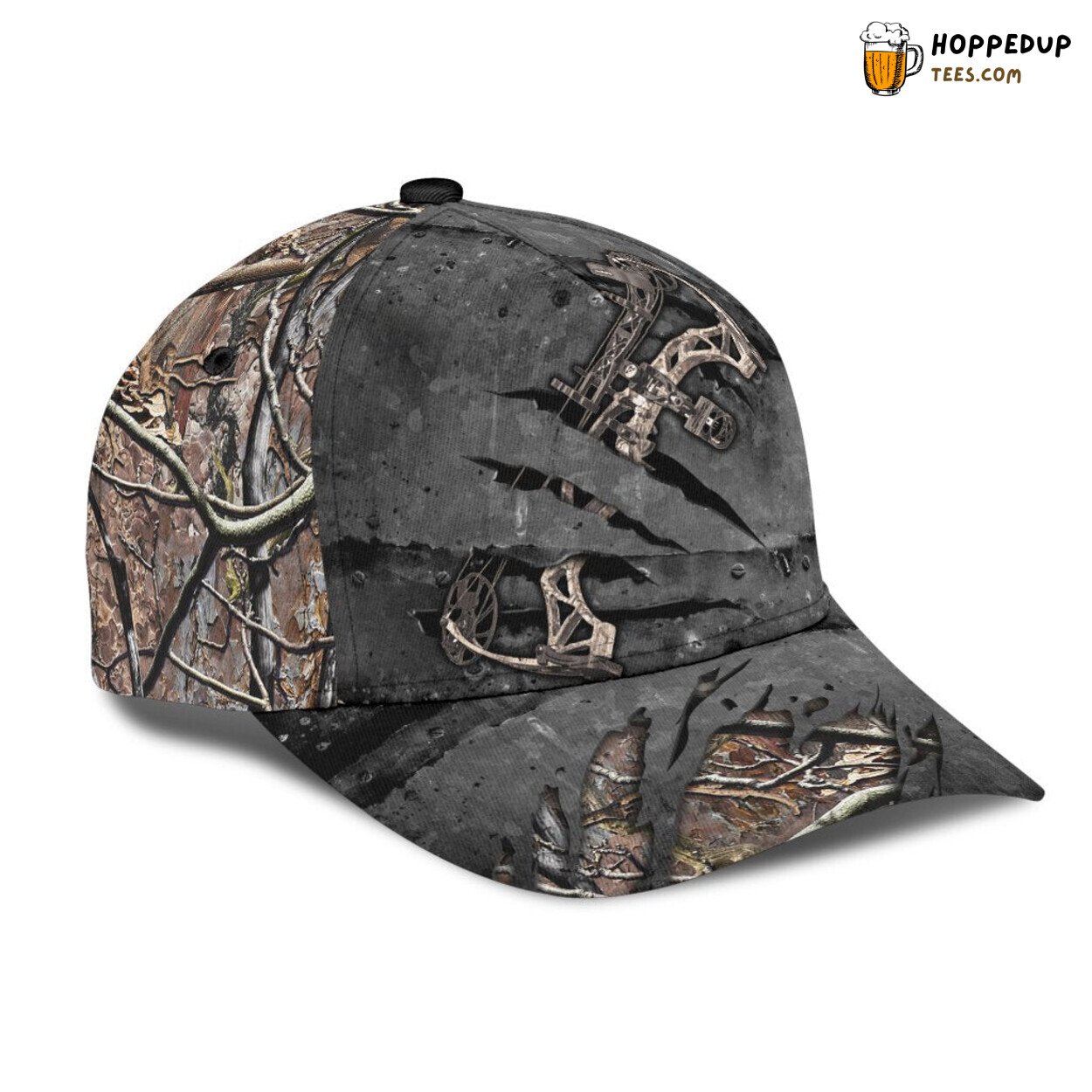 3D Printed Baseball Cap Personalized Name Hunting Timeless Classic