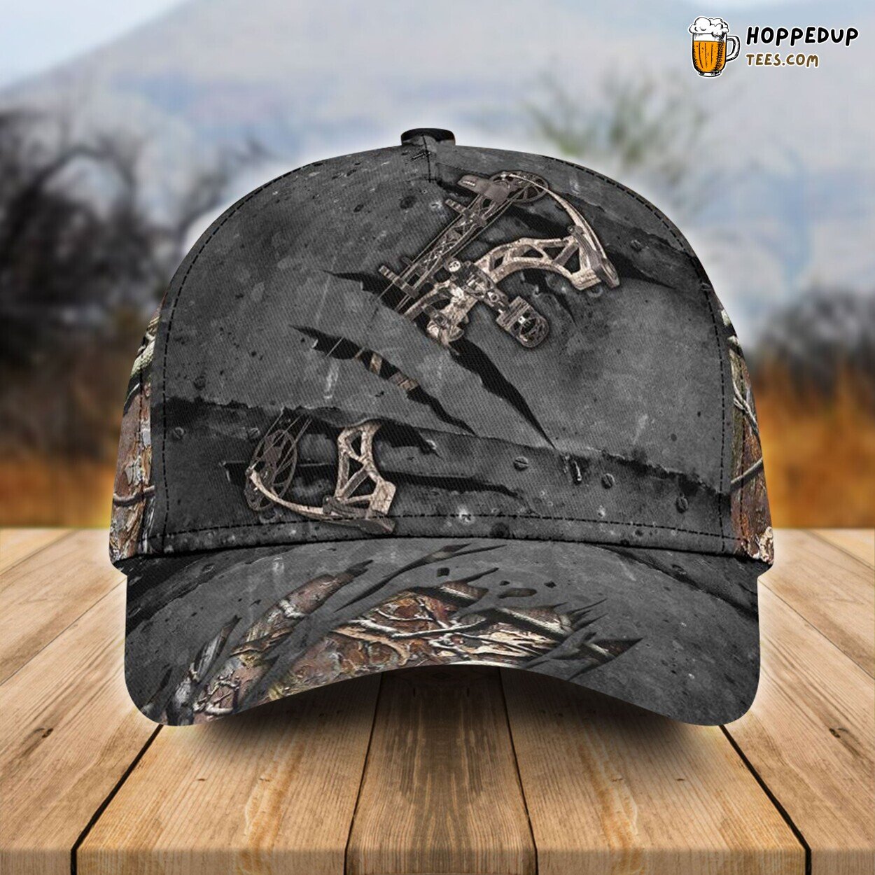 3D Printed Baseball Cap Personalized Name Hunting Timeless Classic