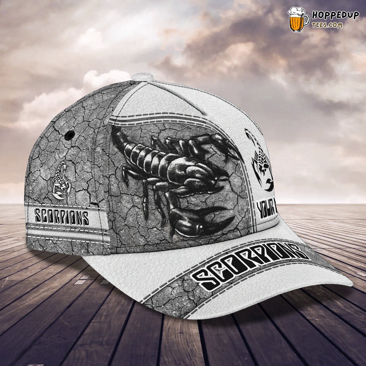 3D Scorpio Classic Cap Personalized Name Unique Elegant Premium Design
