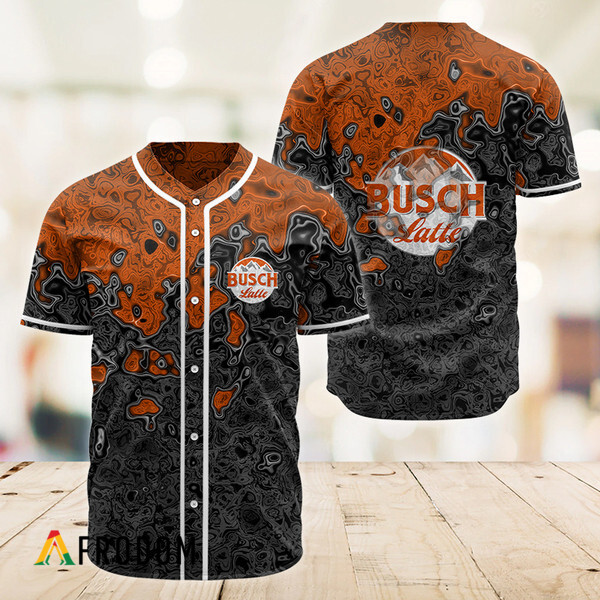 Abstract Holographic Colorful Busch Latte Baseball Jersey HU Abstract Holographic Colorful Busch Latte Baseball Jersey HU