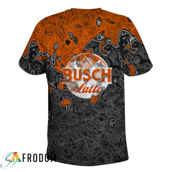Abstract Holographic Colorful Busch Latte Beer T-Shirt HU