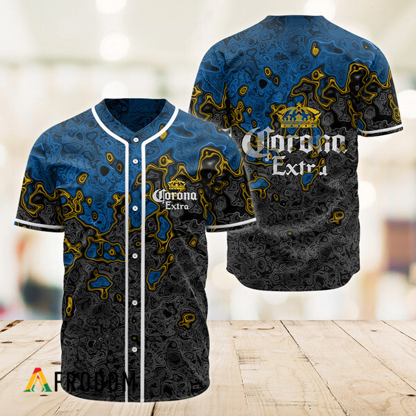 Abstract Holographic Colorful Corona Extra Baseball Jersey HU