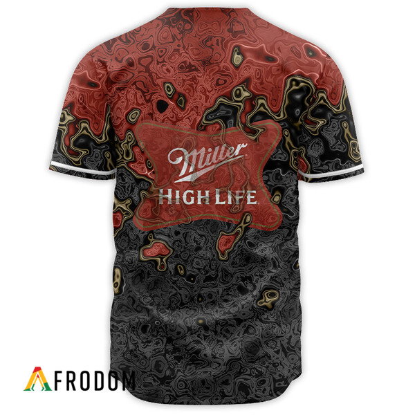 Abstract Holographic Colorful Miller High Life Baseball Jersey HU