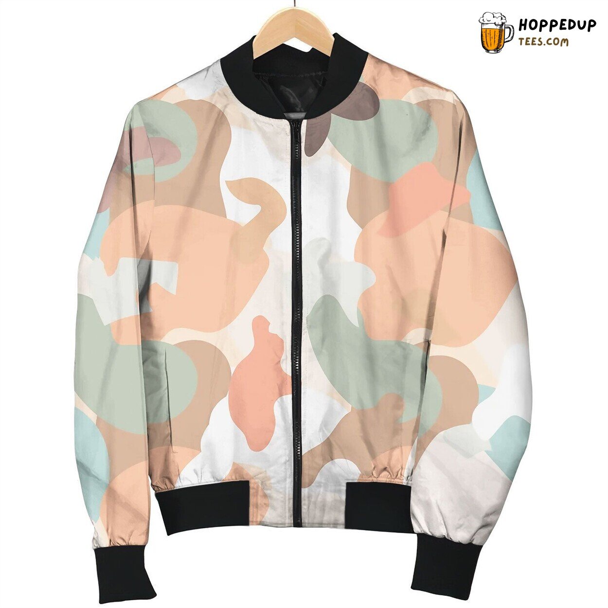 Abstract Seamless Pattern In Modern Simple Style Bomber Jacket