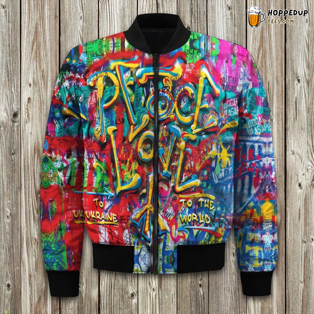 Abstract Street Graffiti Art Bomber Jacket