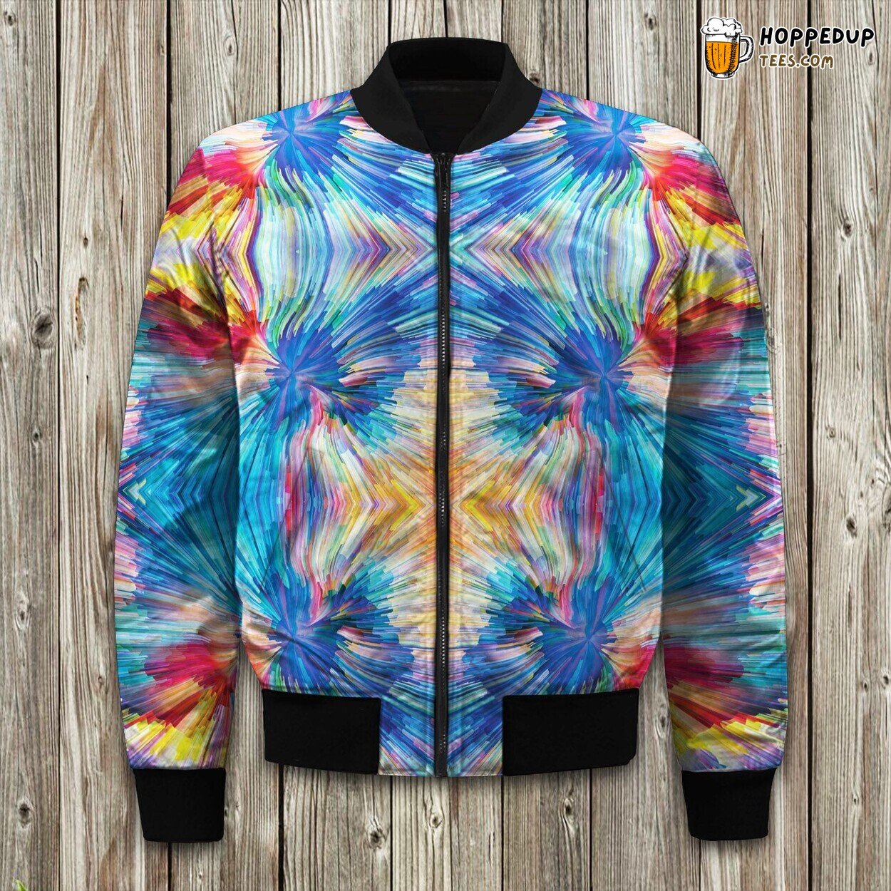 Abtract Pastel Light Bomber Jacket