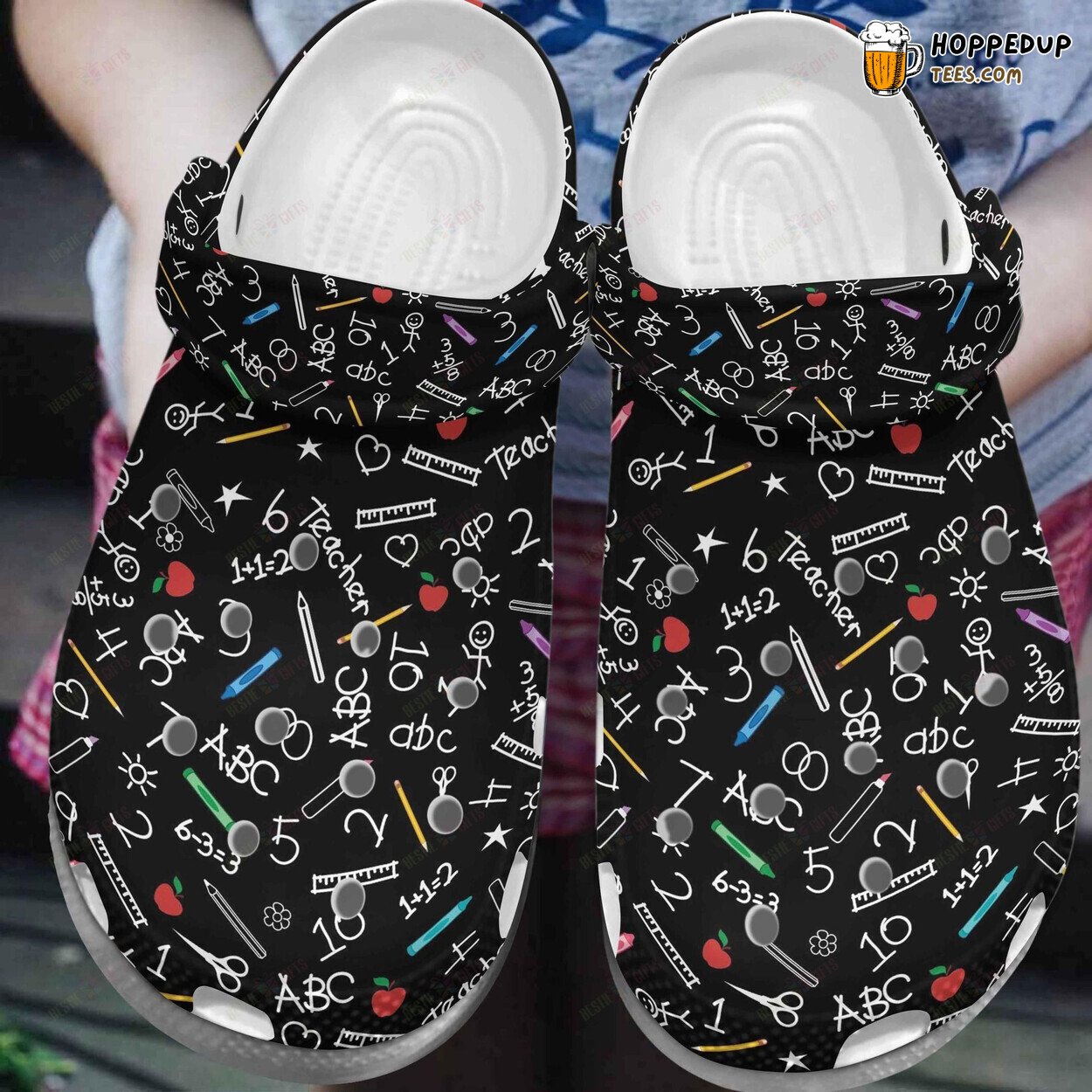 ACB Teacher Learning Tools Theme Comfortable Clog Shoes Educational Gift