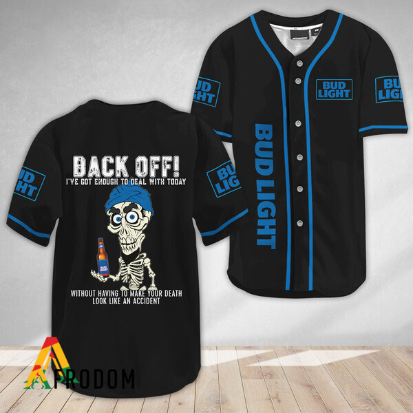 Achmed Back Off With Bud Light Baseball Jersey HU