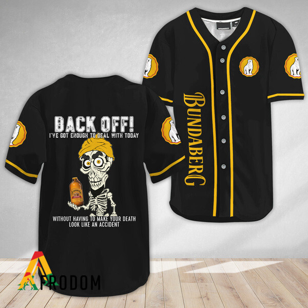 Achmed Back Off With Bundaberg Baseball Jersey HU