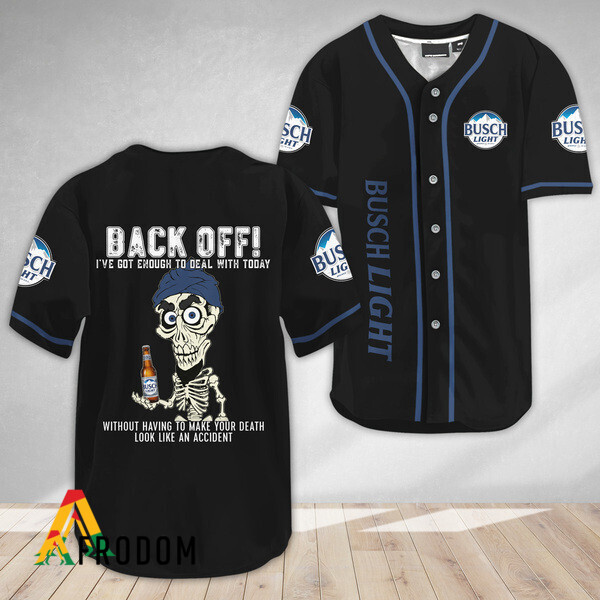 Achmed Back Off With Busch Light Baseball Jersey HU