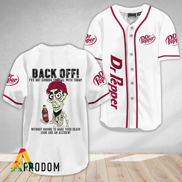 Achmed Back Off With Dr Pepper Baseball Jersey HU