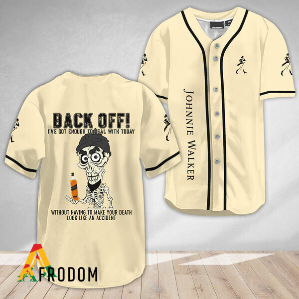 Achmed Back Off With Johnnie Walker Baseball Jersey HU