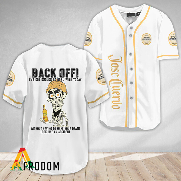 Achmed Back Off With Jose Cuervo Baseball Jersey HU Achmed Back Off With Jose Cuervo Baseball Jersey HU