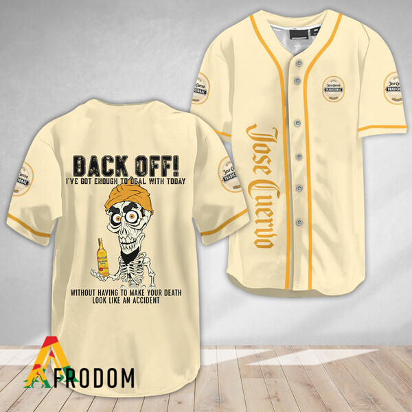 Achmed Back Off With Jose Cuervo Baseball Jersey HU