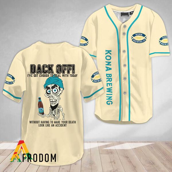 Achmed Back Off With Kona Beer Baseball Jersey HU