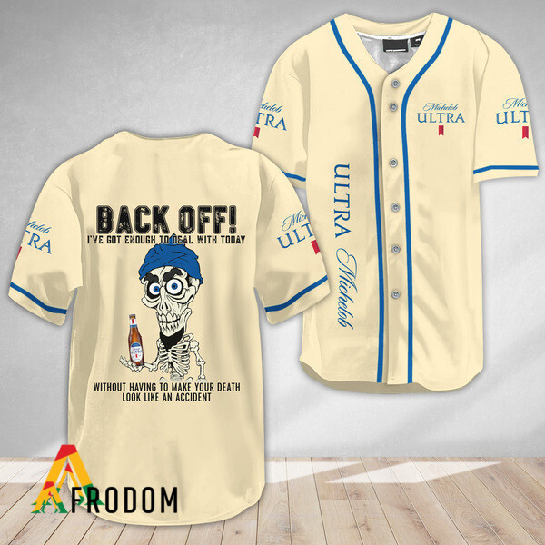 Achmed Back Off With Michelob Ultra Baseball Jersey HU
