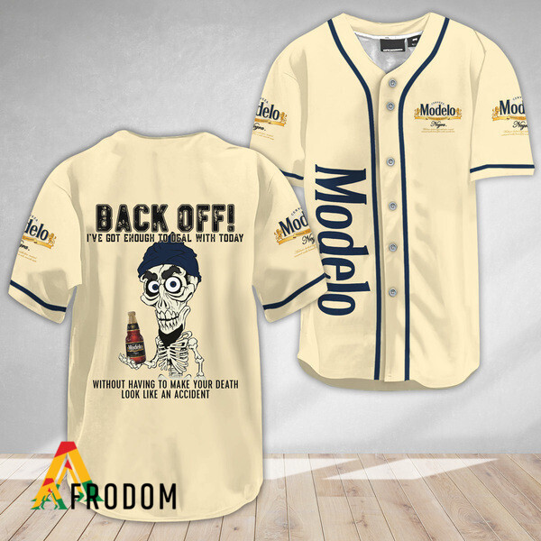Achmed Back Off With Modelo Baseball Jersey HU