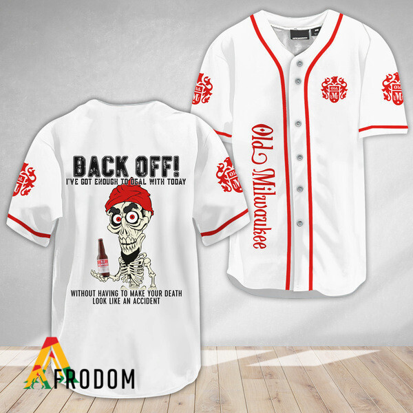 Achmed Back Off With Old Milwaukee Baseball Jersey HU
