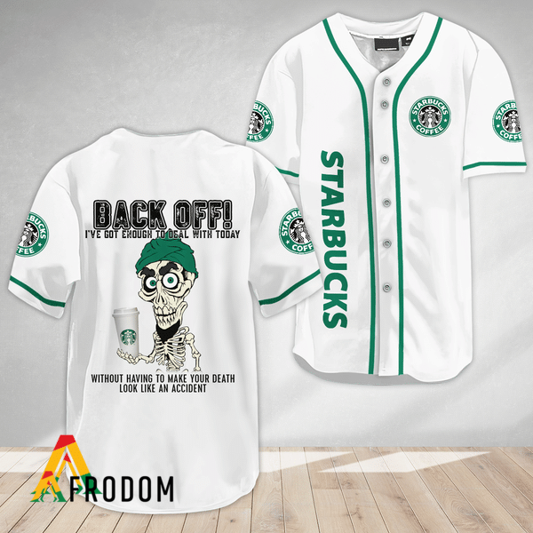Achmed Back Off With Starbucks Baseball Jersey HU