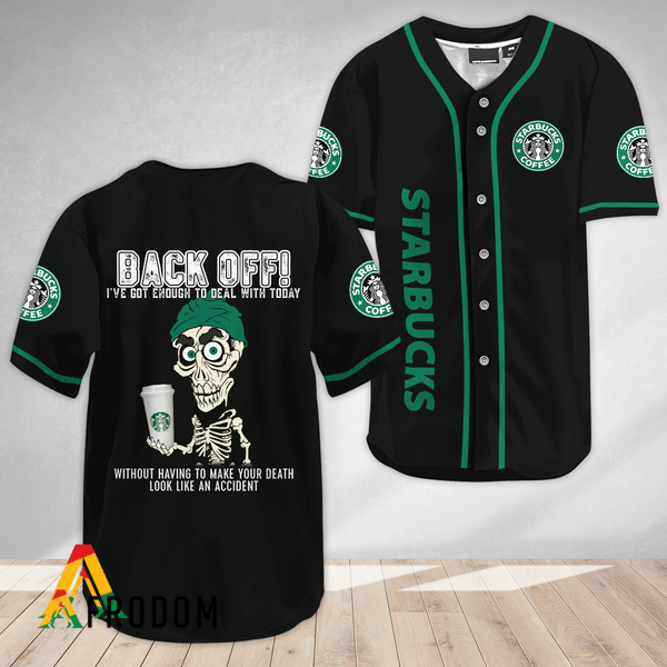 Achmed Back Off With Starbucks Baseball Jersey HU