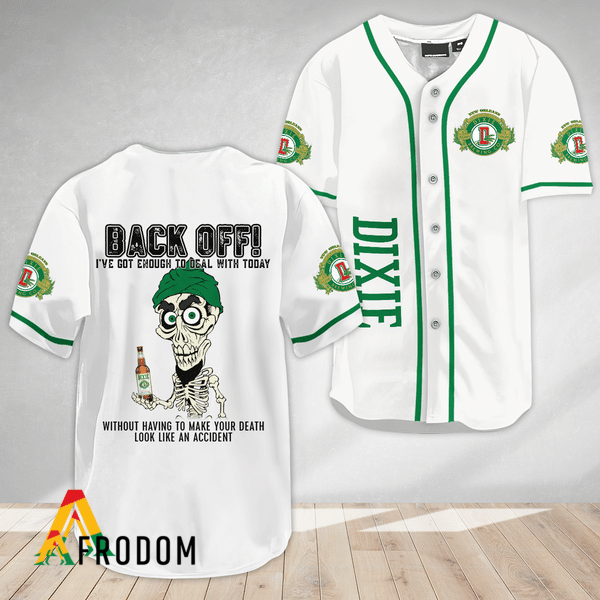 Achmed Dixie Beer Back Off Baseball Jersey HU