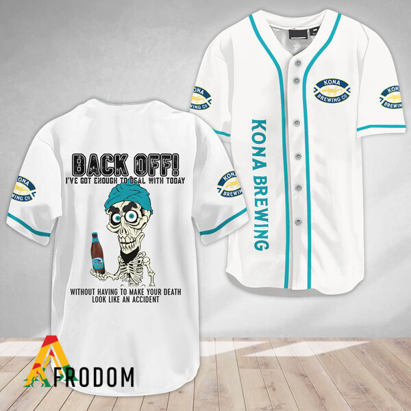 Achmed Kona Beer Themed Back Off Baseball Top HU