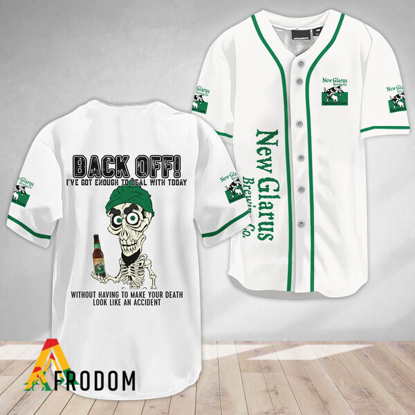 Achmed New Glarus Beer Back Off Baseball Top HU