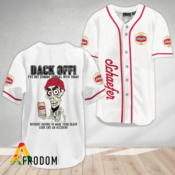 Achmed Schaefer Beer Themed Back Off Jersey HU