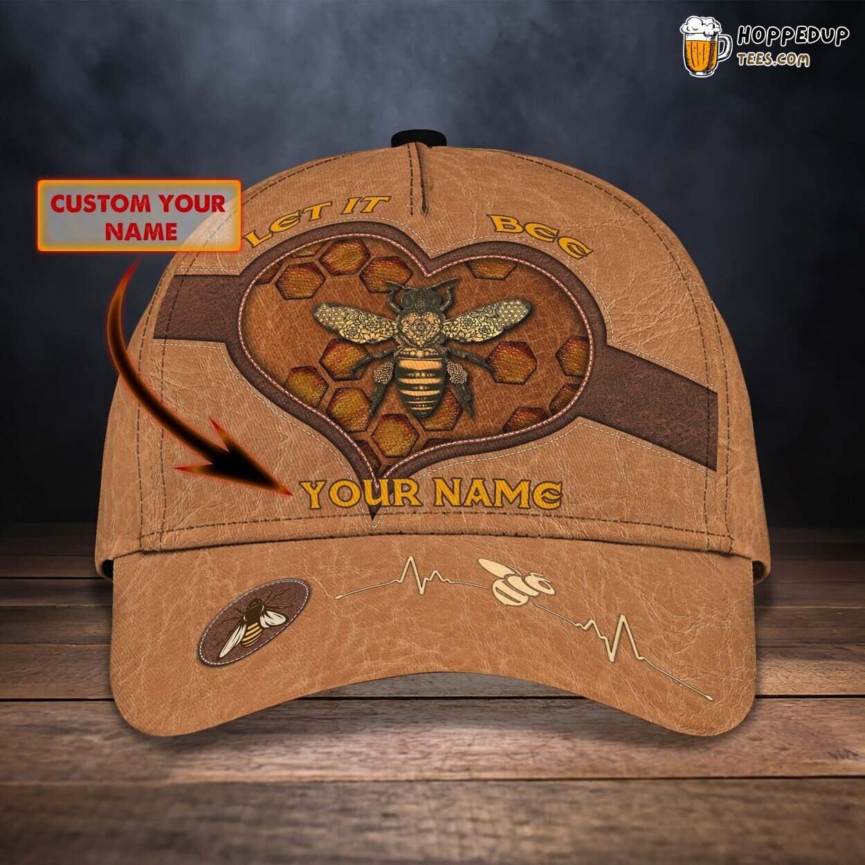 Adore Bees? 3D Classic Cap Personalized Unique Design Name Edition