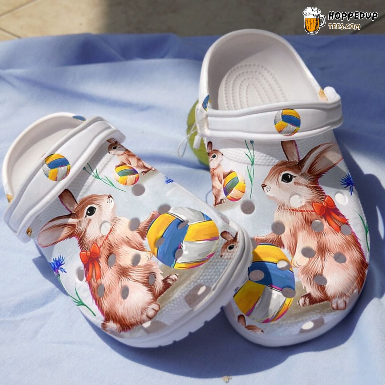 Adore Rabbit Volleyball Outdoor Birthday Women Girl Gift Clogs